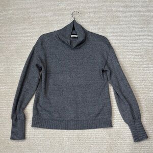 Wrap London 100% Organic Cotton high-neck sweater GRAY 4 very good condition